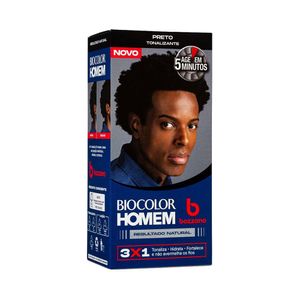 Tonalizante Masculino Biocolor Homem Bozzano Preto