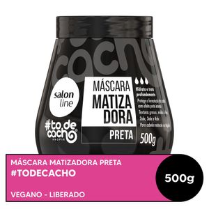 Máscara Matizadora Salon Line #todecacho Preta 500g