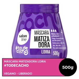 Máscara Capilar Matizadora Salon Line #todecacho Liberado Loiros 500g