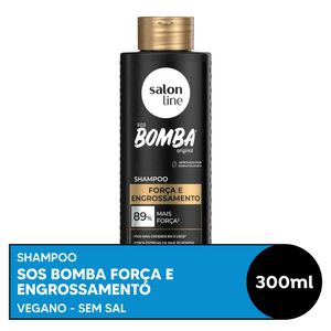 Shampoo Salon Line SOS Bomba Força e Engrossamento 300ml