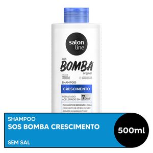 Shampoo Salon Line Hidratação SOS Bomba Original 500g