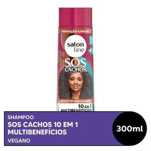 Shampoo Salon Line SOS Cachos 10 em 1 Multibenefícios 300ml