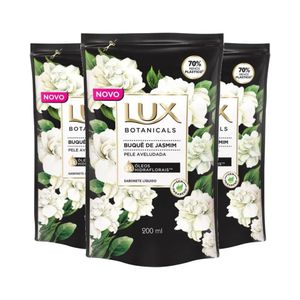 Kit 3 Sabonete Liquido Lux Refil Buque De Jasmin 200ml