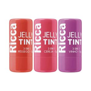 Kit 3 Jelly Tint Ricca Stick