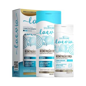 Kit Salvatore Shampoo + Condicionador Laevia Reconstrução e Força