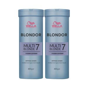 Kit 2 Descolorante Wella Professionals Blondor Multi Blonde Powder 400g