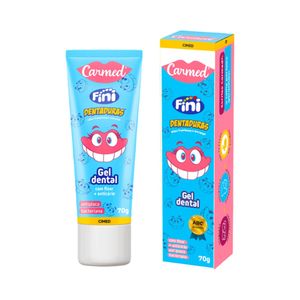 Gel Dental Carmed Fini Dentadura com Fluor 70g