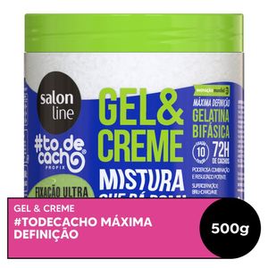 Gelacreme Salon Line #todecacho Fixação Ultra Extraordinária 500g