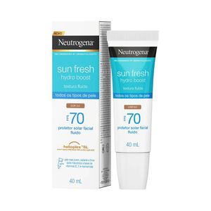 Protetor Solar Neutrogena Sun Fresh Hydro Boost Fps70 Cor 3 40ml