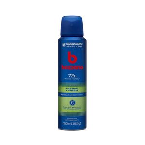 Desodorante Antitranspirante Aerossol Masculino Bozzano Fresh 150ml