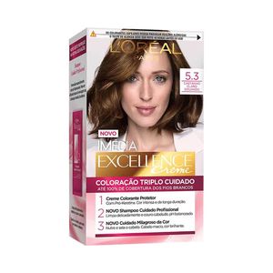 Coloração Imédia Excellence 5.3 Castanho Claro Dourado