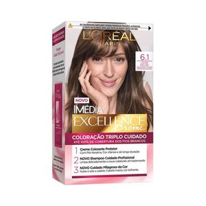 Coloração Imédia Excellence 6.1 Louro Escuro Acinzentado