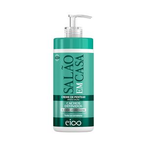 Creme para Pentear Eico Salão em Casa Cachos Definidos 600ml
