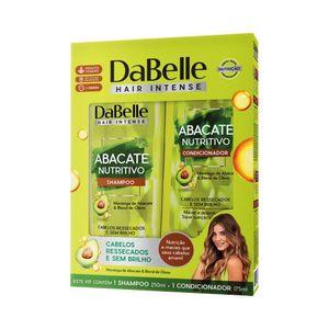 Kit Dabelle Abacate Nutritivo Shampoo 250ml + Condicionador 200ml