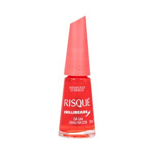 Esmalte Intensificador de Vermelho Risqué & Chilli Beans Dá Um Grau na Cor