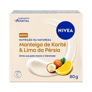 Sabonete Vegetal NIVEA Nutrição da Natureza Manteiga de Karité e Lima da Pérsia 80g
