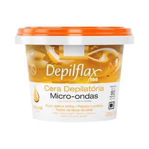 Cera Depilatória Depilflax Microondas Natural 200g