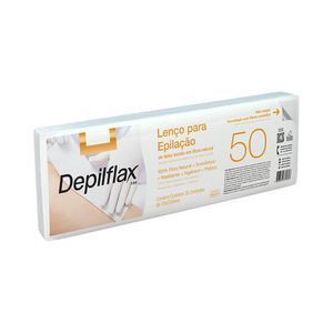 Lenço Depilflax de Falso Tecido para Depilação 50 Unidades