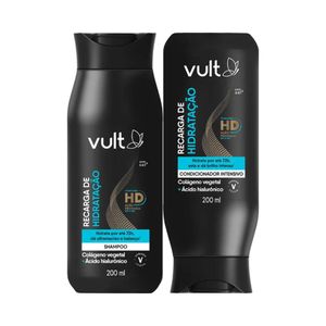 Kit Vult Recarga de Hidratação Shampoo 200ml + Condicionador 200ml