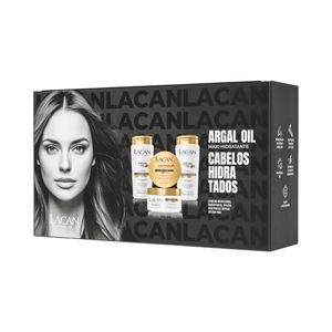 Kit Lacan Shampoo + Condicionador + Máscara Argan Oil 300ml