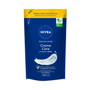 NIVEA Sabonete Líquido Creme Care Refil 200ml