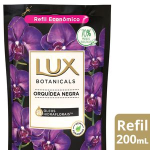 Sabonete Liquido Lux Refil Botanicals Orquídea Negra 200ml