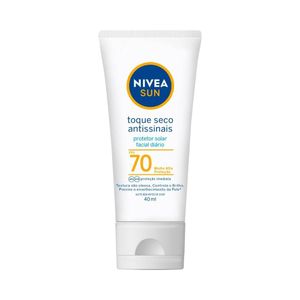 Protetor Solar Facial Nivea Sun Toque Seco Antissinais FPS70 40ml