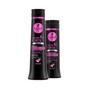 Kit Haskell Shampoo 500ml + Condicionador 300ml Cavalo Forte Hidra