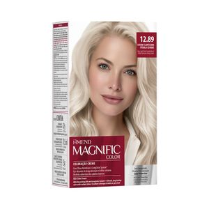 Coloração Amend Magnific Color 12.89 Louro Claríssimo Pérola