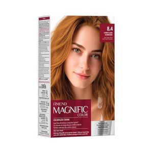 Coloração Amend Magnific Color 8.4 Louro Claro Acobreado