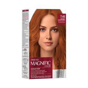 Coloração Amend Magnific Color 7.43 Louro Médio Acobreado