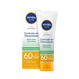 Protetor Solar Nivea Sun UV Face Controle de Oleosidade FPS 60 50ml