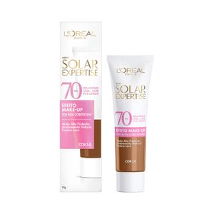 Protetor Facial L'Oréal Solar Expertise FPS 70 Efeito Makeup Cor 5.0 30g