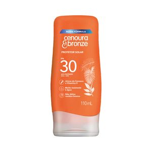 Protetor Solar Cenoura e Bronze FPS 30 110ml