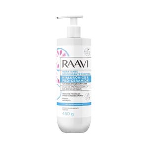 Hidratante Corporal Raavi Hialurônico & Pró-Ceramidas 450g