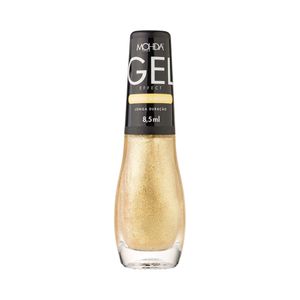 Esmalte Mohda Efeito Gel Brilho Dourado