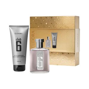 Kit Eudora Colônia + Loção Corporal Club 6
