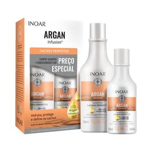 Kit Inoar Shampoo 500ml + Condicionador 250ml Cachos