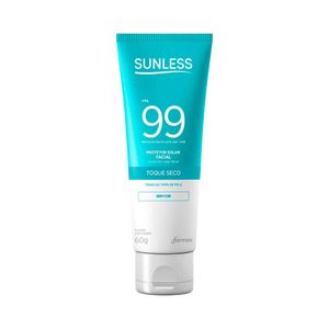 Protetor Solar Facial Sunless FPS 99 Toque Seco sem Cor 60g