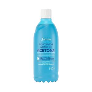 Removedor de Esmalte Farmax com Acetona 500ml