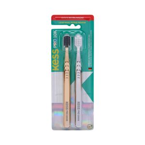 Escova Dental Kess Pro 10k Extra Macia Metallic 2 Unidades