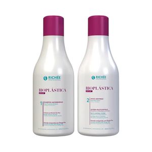 Kit Richée Shampoo Antirresíduo + Ativo Antifrizz Bioplástica 300ml