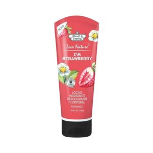 Loção Corporal Flores & Vegetais Love Nature Morango 200g