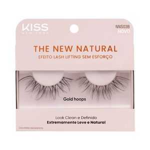 Cílios Postiços Kiss New York The New Natural Gold Hoops