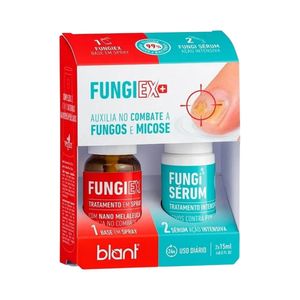 Kit Blant Base em Spray Fungiex + Tratamento Fungi Sérum